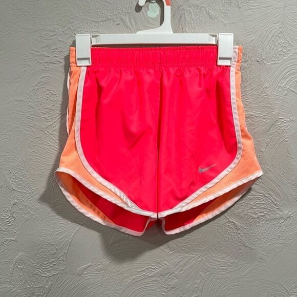 Nike Dri-Fit Pink And Orange Running Training Workout Gym Shorts Size XS - Picture 1 of 6